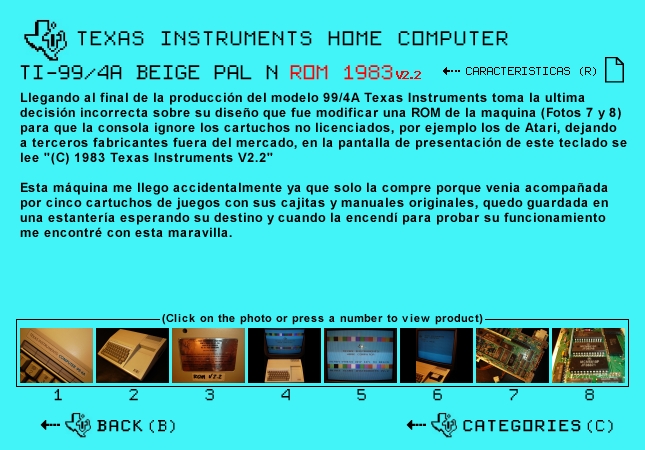 TI Beige Pal n Rom 1983